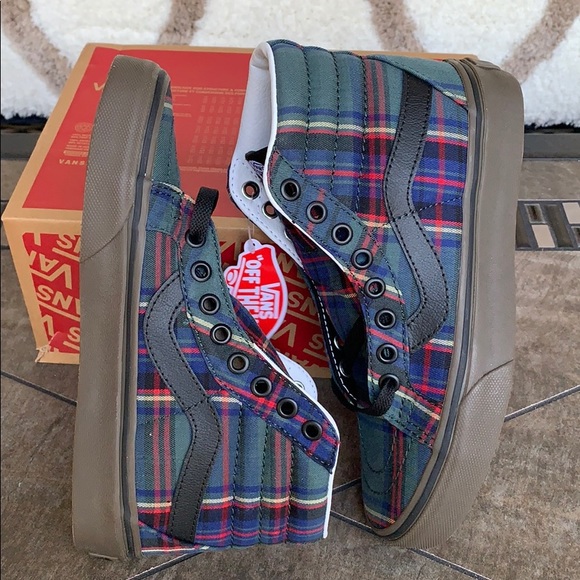 VANS SK8-Hi REISSUE TARTAN GUM BLACK/CLASSIC WMNS - Picture 6 of 16